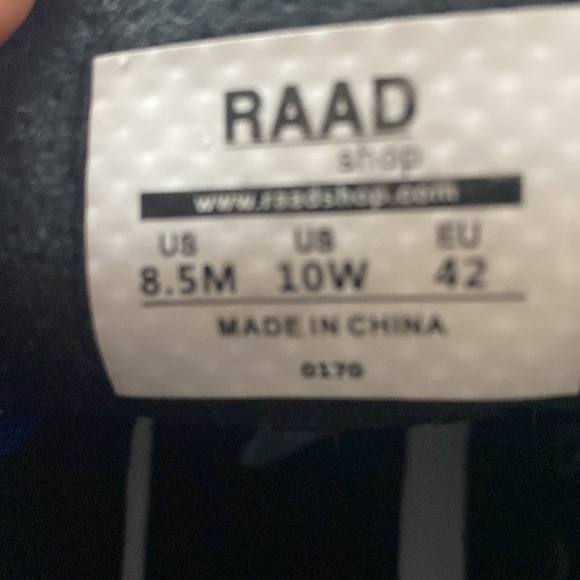 RAAD Tie Dye Converse (style) Size  women’s 10 Men 8.5 - Picture 6 of 8